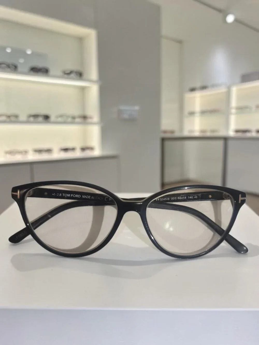 Tom Ford TF5545‑B Eyeglasses – Cat‑Eye Elegance